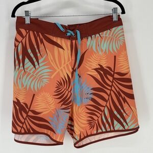 Born Primitive Shorts Mens 42 Tropical Leaf Board‎ Shorts Swim Trunks Beach
